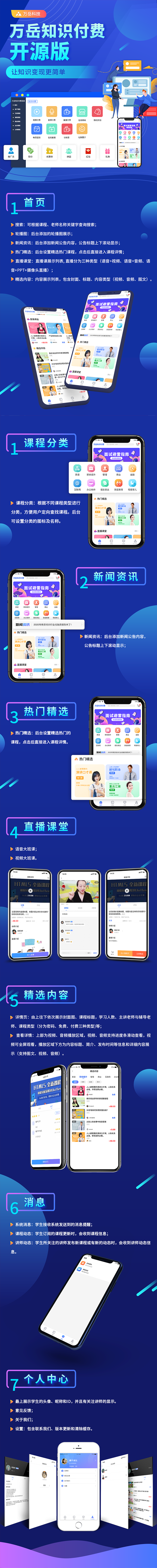 万岳知识付费系统 v2.0.1