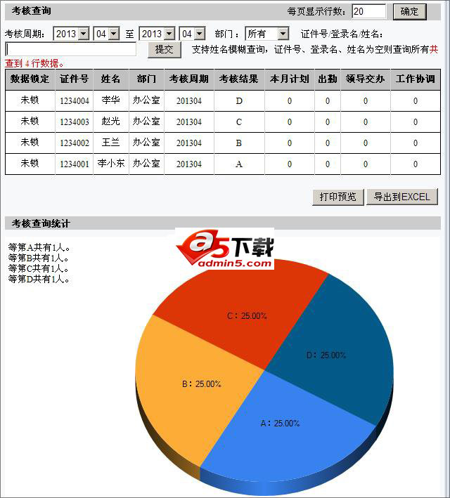 雷速考核管理系统 v7.09