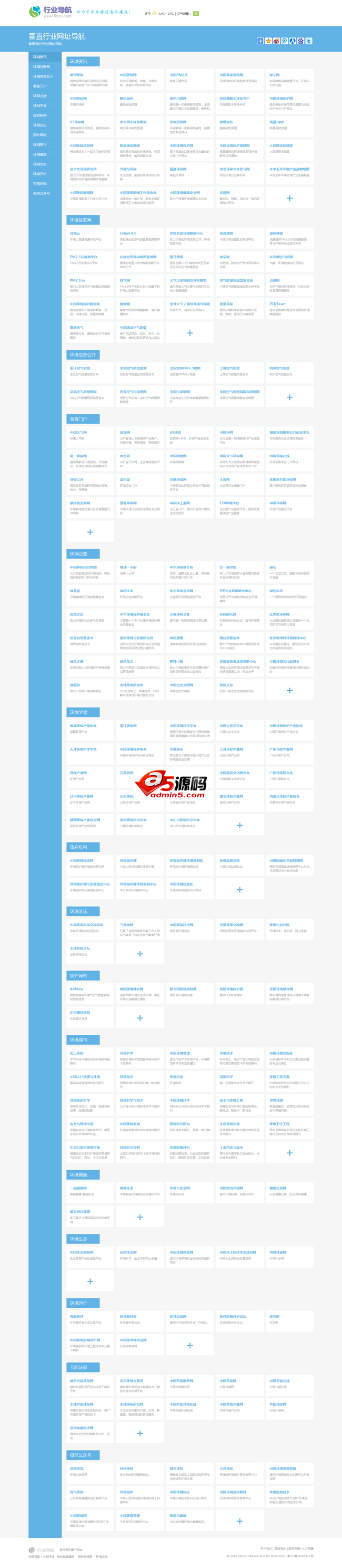 Code source de navigation du site Web de l'industrie verticale adaptative bleue v1.0