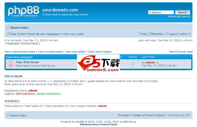 PHPBB v3.3.4 英文版