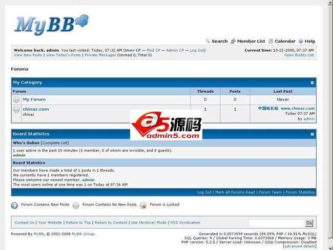 MyBB 国外最好的免费论坛 v1.8.24 英文版