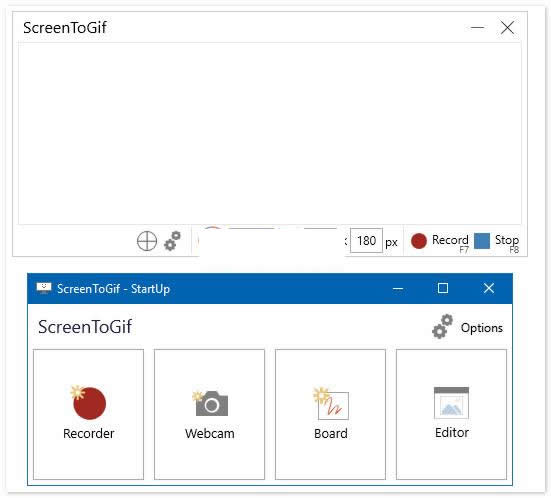 Screen to Gif animation recording software v2.30.1