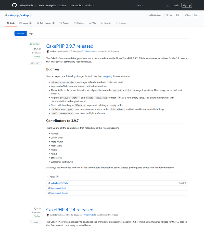 PHP-фреймворк CakePHP v4.3.3