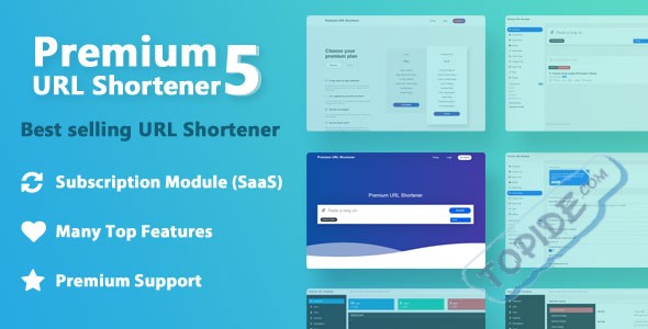 プレミアム URL Shortener v6.0 – PHP 短縮 URL 商用クラック版