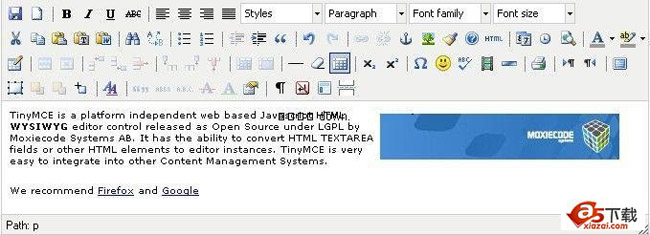 TinyMCE v3.5.11