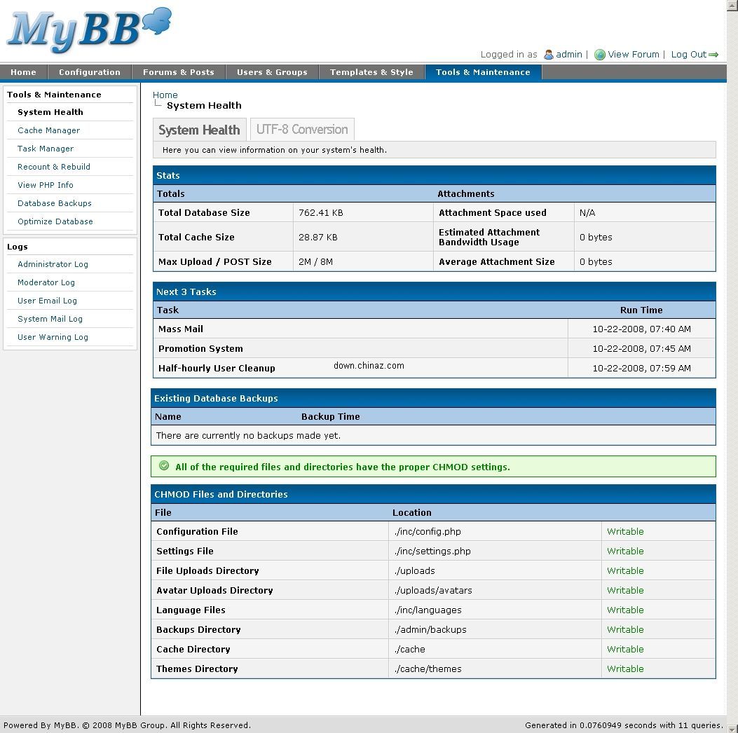 MyBB the best foreign free forum v1.8.18 English version