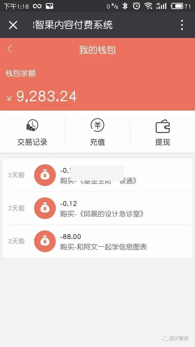 智果內容付費系統v0.5