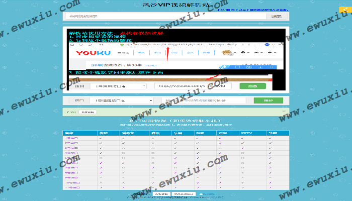 VIP视频解析程序源码带后台登陆