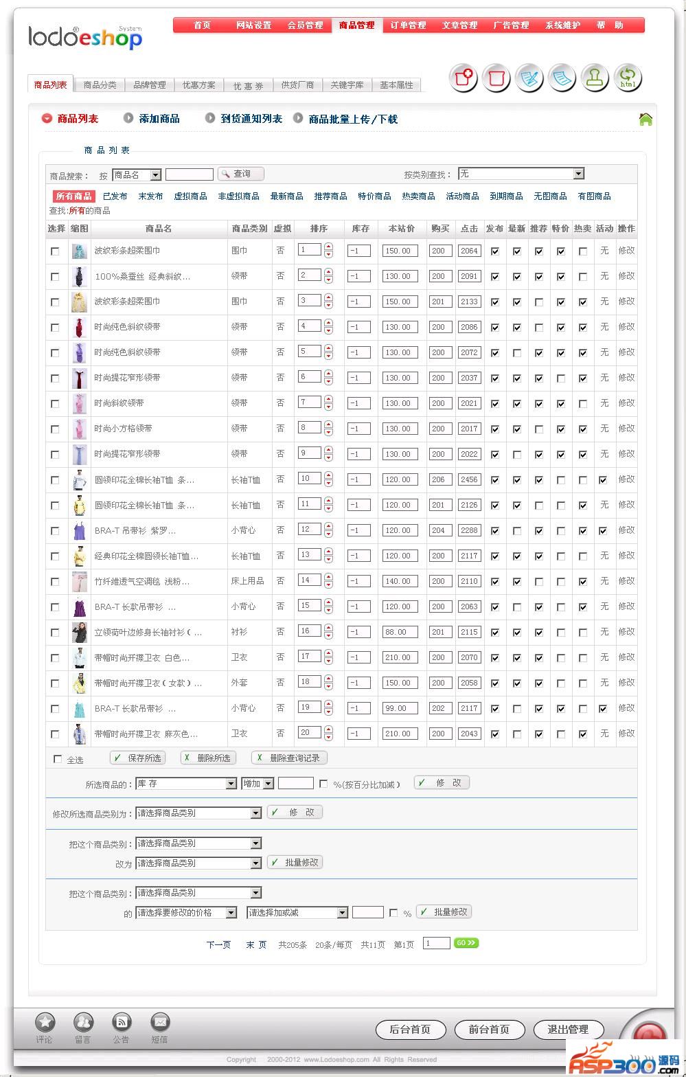 Système de boutique en ligne Lodoeshop Lodoeshop V10.5