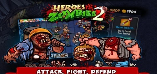 Versión oficial de Hero Zombie War 2