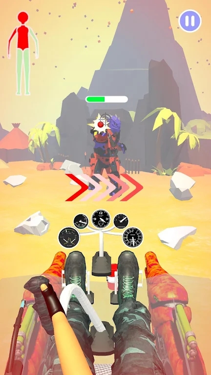 Helicopter Hit Titan Attack Android version