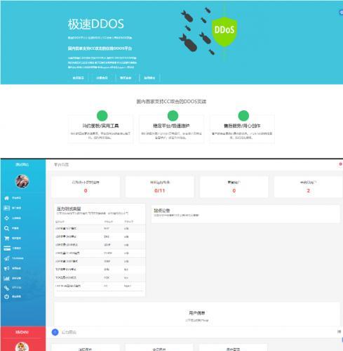 DDOS压力测试平台源码