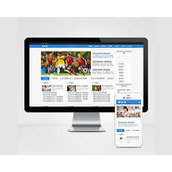 （自适应移动端）新闻资讯博客网站pbootcms模板 html5响应式新闻博客网站源码下载