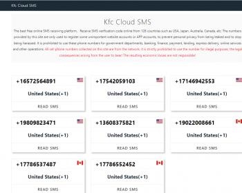 외국 휴대전화 SMS 인증코드, 미국 SMS 인증코드, 클라우드 SMS 표시 페이지 템플릿