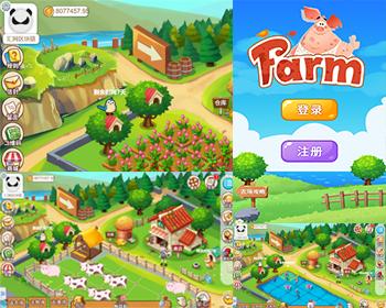 Ferme virtuelle Yuanverse, pâturage, pêcherie, remise en état des terres, plantation, manoir, centre commercial en ligne, système de jeu Happy Farm, solution de traitement de l'industrie du code s