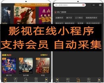 正版影視線上觀看小程式支援會員支援裂變功能