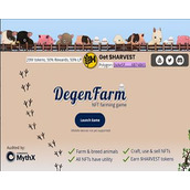 لعبة سلسلة Blockchain Degen Farm DAPP NFT