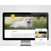 （自适应移动端）pbootcms响应式大气宠物食品动物网站模板 HTML5猫粮狗粮网站源码下载