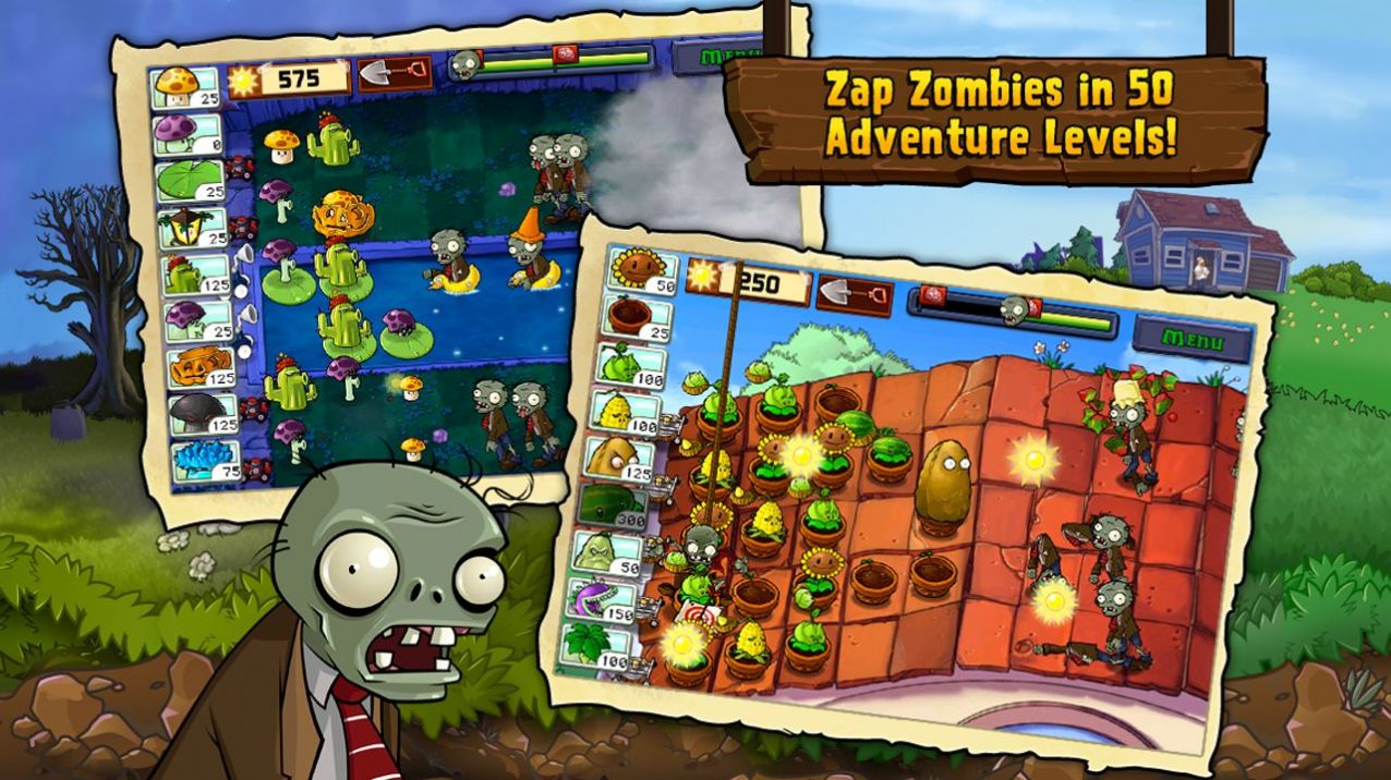 Instalação do jogo mXylose mCrazy Dave vs. Zombies versão móvel 1.0