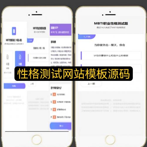 2022【MBTI】性格測驗付費心理測驗網站源碼智商測驗源碼心理測評源碼H5變現源碼心理測評（包搭建）
