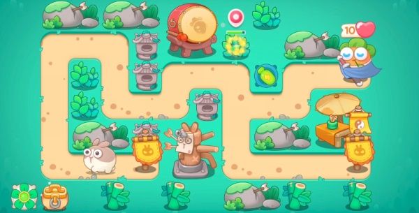 Defend Carrot 4 Level 29 Walkthrough: Level 29 Clearance Walkthrough Illustrated [Multiple Pictures] Picture 1