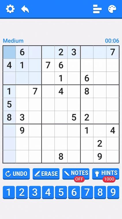 Sudoku classic puzzle official version