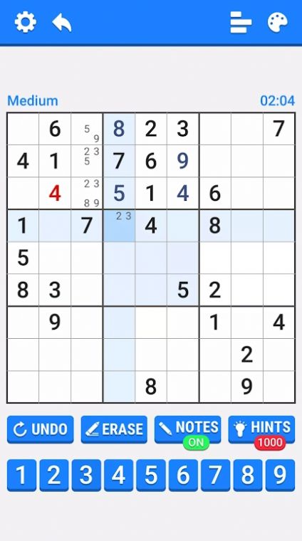 Sudoku classic puzzle official version