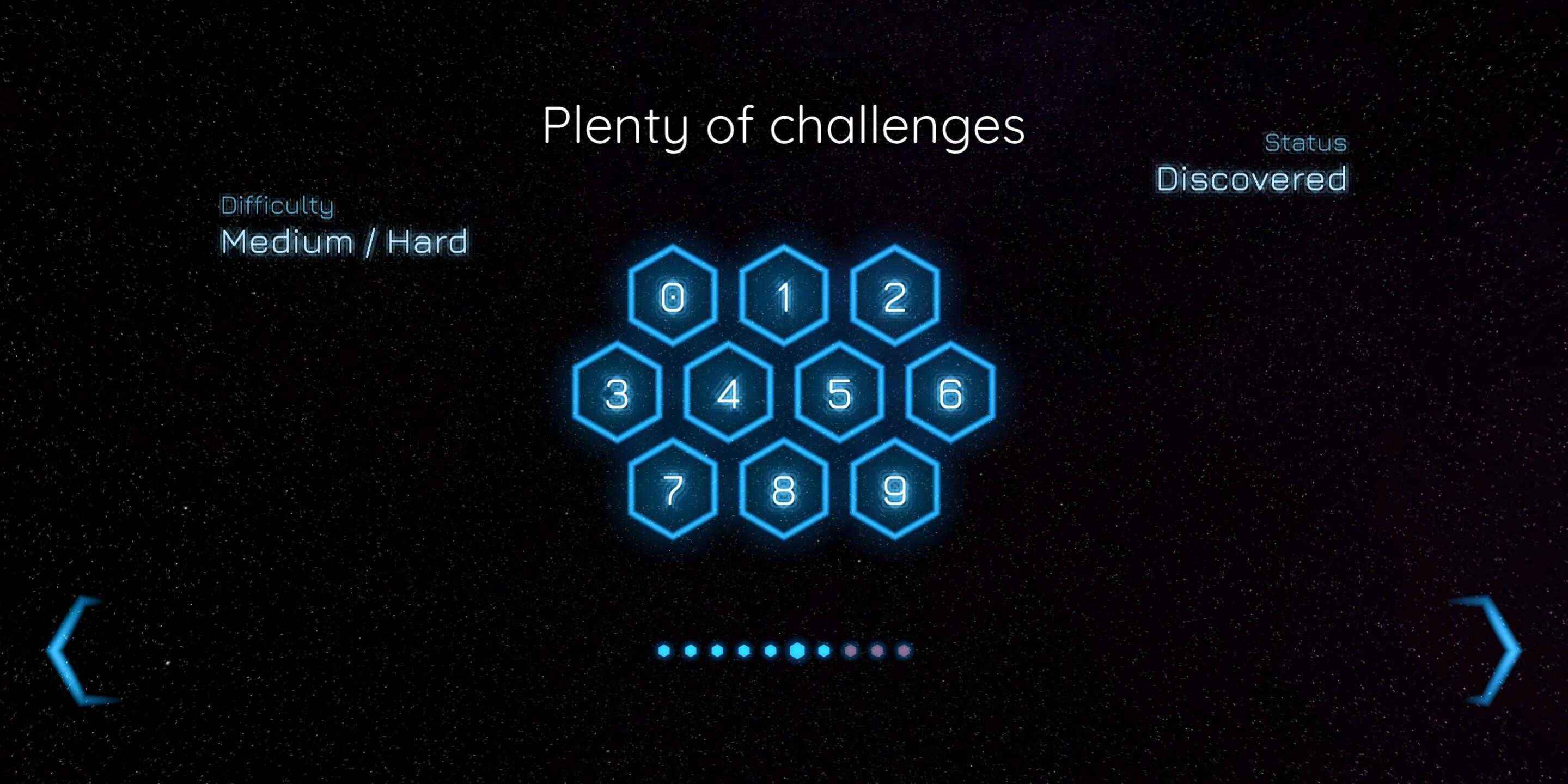 Versão Android do quebra-cabeça laser hexagonal