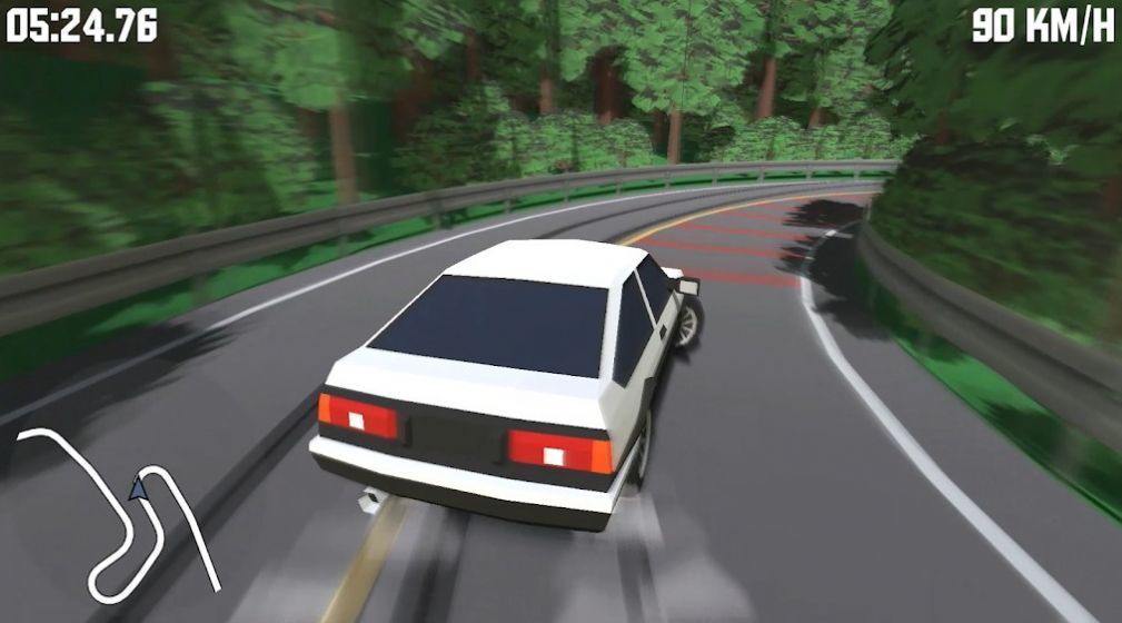 Initial drift arcade mobile game