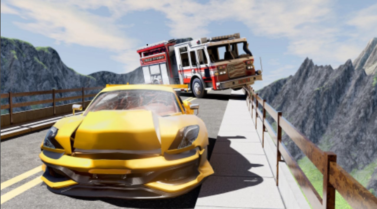 Car accident simulator game Chinese version