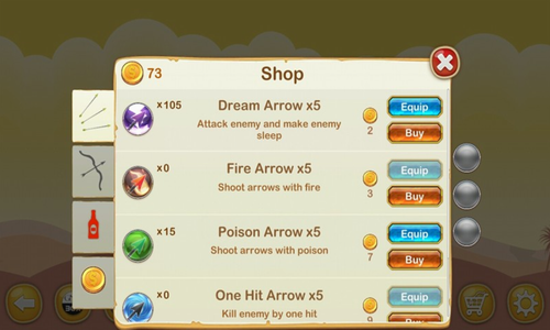 Super Bow e Arrow Android Unlimited Gold Coin Edition