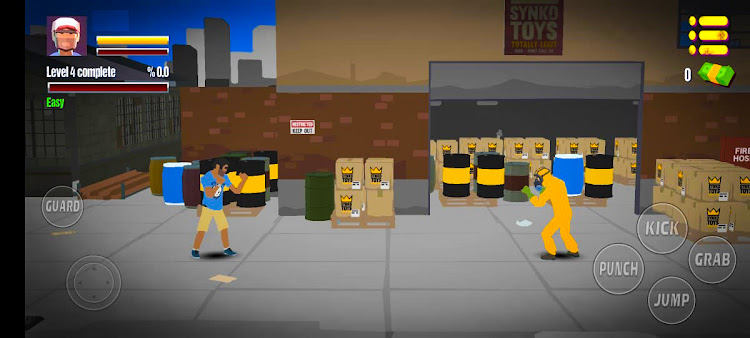 Versão Android do Street Shadow Classic Fighting