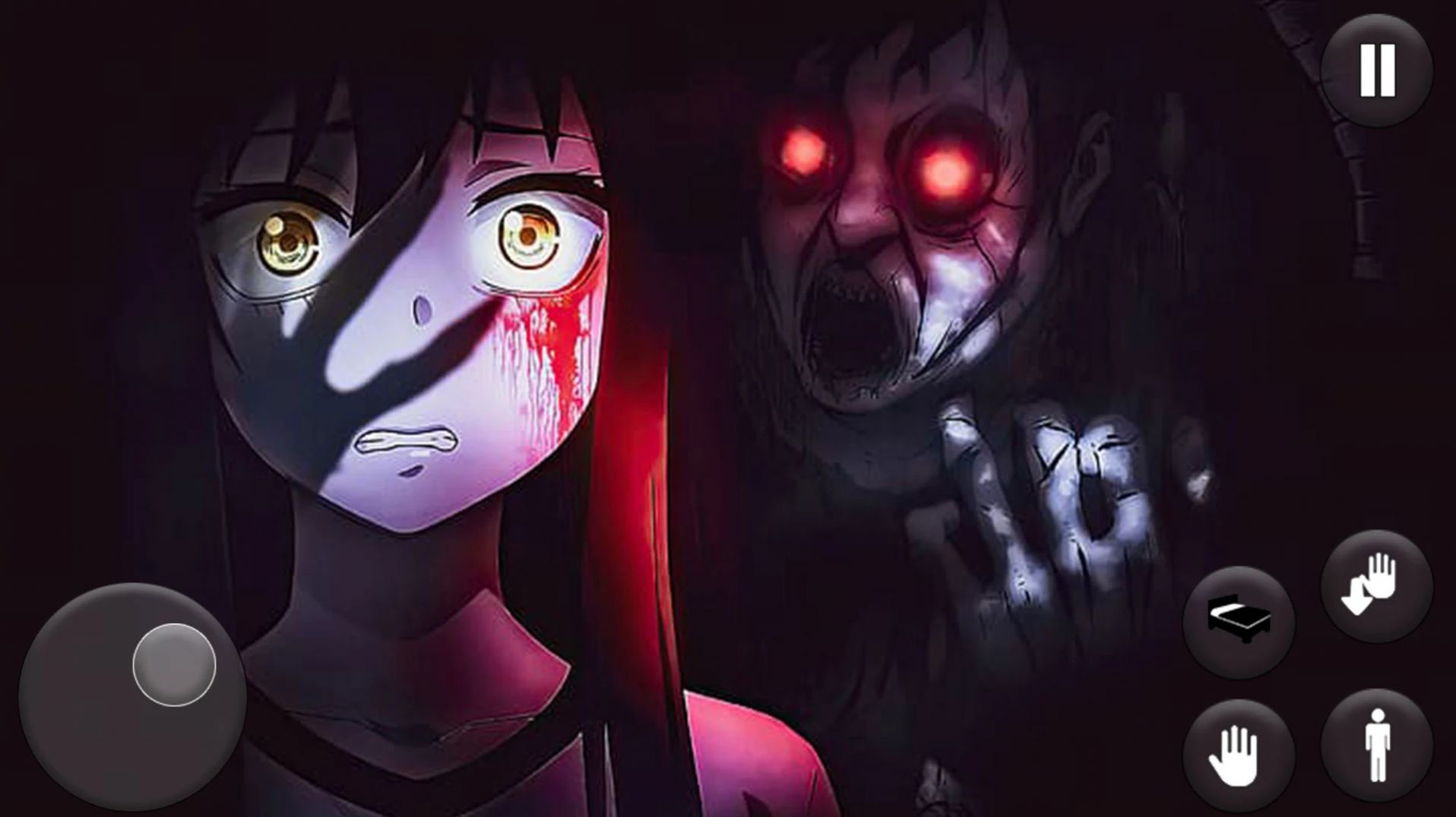 Scary Anime Girl Horror House Installation