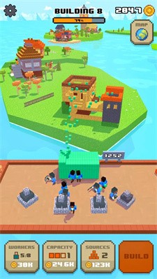 الإصدار الأخير من لعبة Island Builder