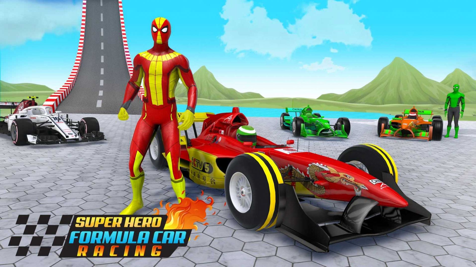 Stunt Car Superhero Car Android Télécharger