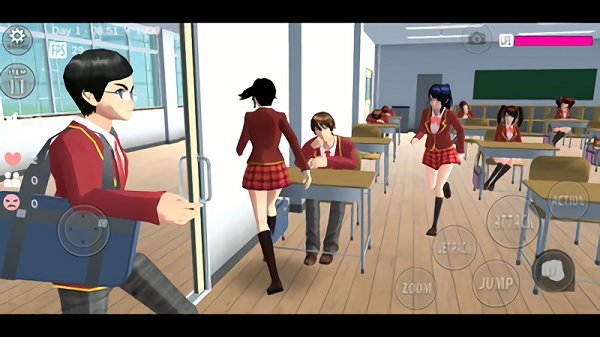 Versão on-line do Sakura Campus Simulator, download da versão multijogador sem anúncios, versão oficial