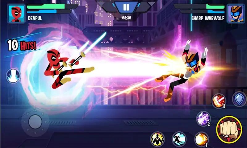 Stickman Warriors Super Shadow Fight Android-версия