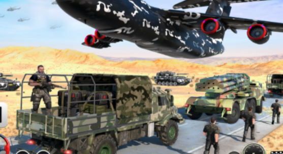 Army Vehicle Transport Truck Simulator für Android herunterladen