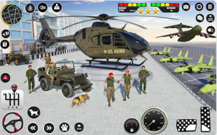 Army Vehicle Transport Truck Simulator für Android herunterladen