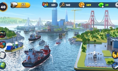 Télécharger le jeu Port City Shipping Tycoon