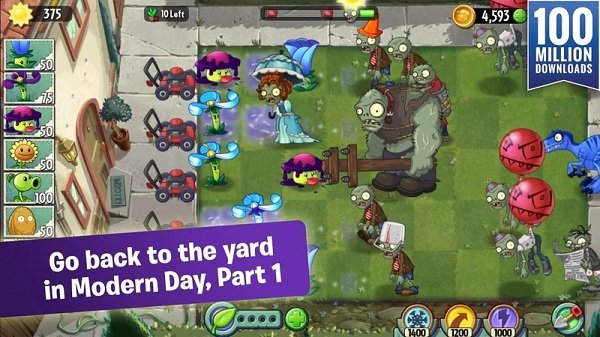 Версия Plants vs. Zombies без рекламы