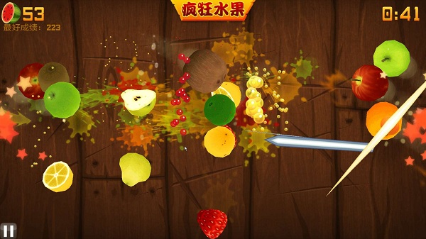 Fruit Ninja mod versão chinesa mais recente