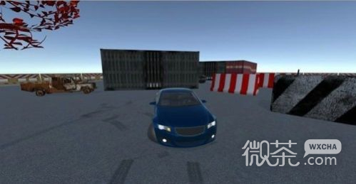 Sports car stunt racing track installation