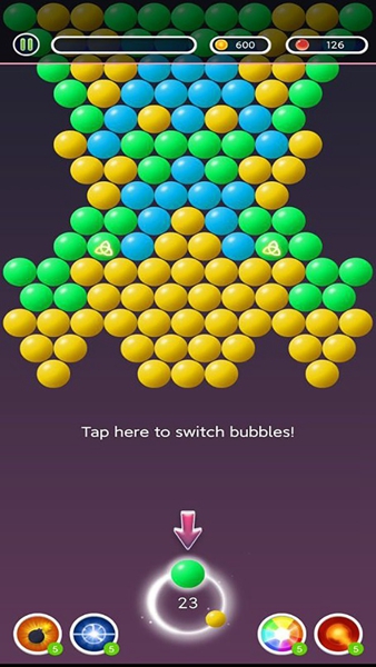 bubble shooter elimination