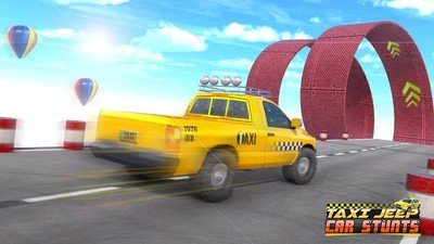 Taxi Ramp Stunt Race 3D