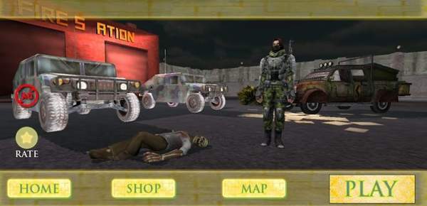 Zombie Survival 3D Gun Shooting