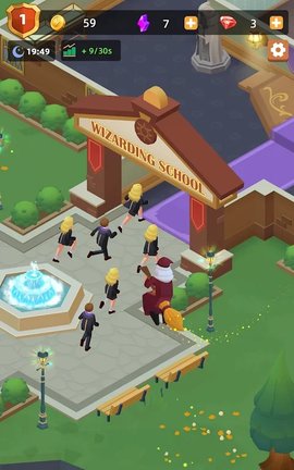 Idle Wizard School Tycoon Télécharger Android