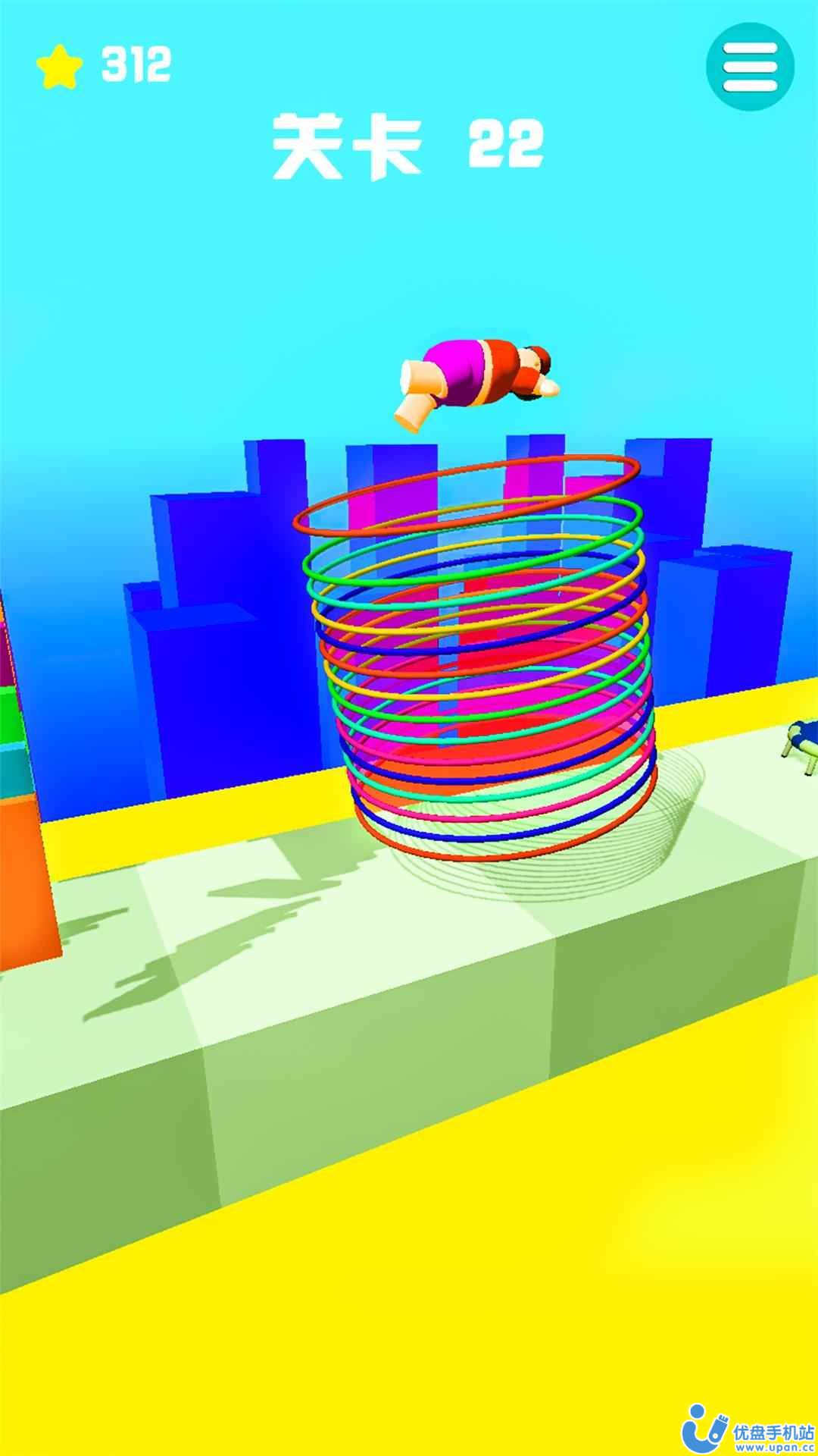 Jumping Little Strongman Game Android version