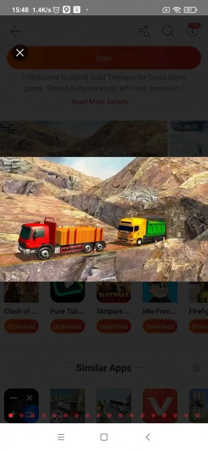 Version officielle du jeu de conduite de camion de transport d'or Uphill