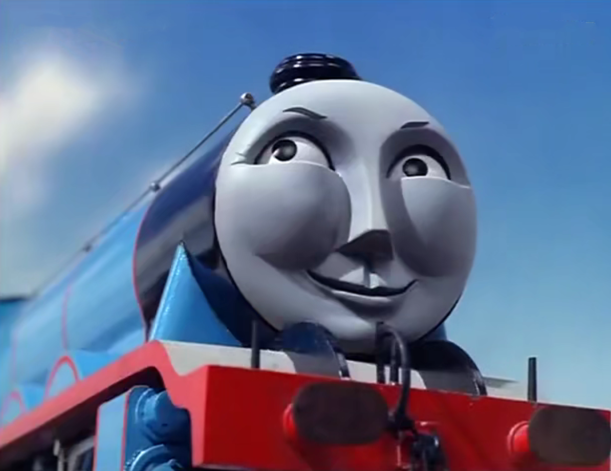 La sonrisa de Gordon, el amigo de Thomas.